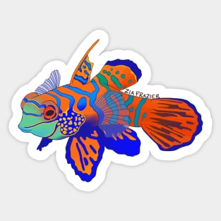 Mandarin Goby Sticker